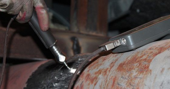 Field Hardness testing of welds by Ultrasonic Contact Impedance (UCI) | Pomiary twardości spoin w terenie za pomocą metody UCI